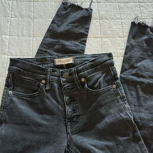 Madewell Black Skinny Pants Jeans